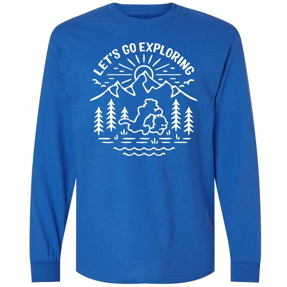 Long Sleeve T-Shirt - GAJEBL5Z - Royal - 3