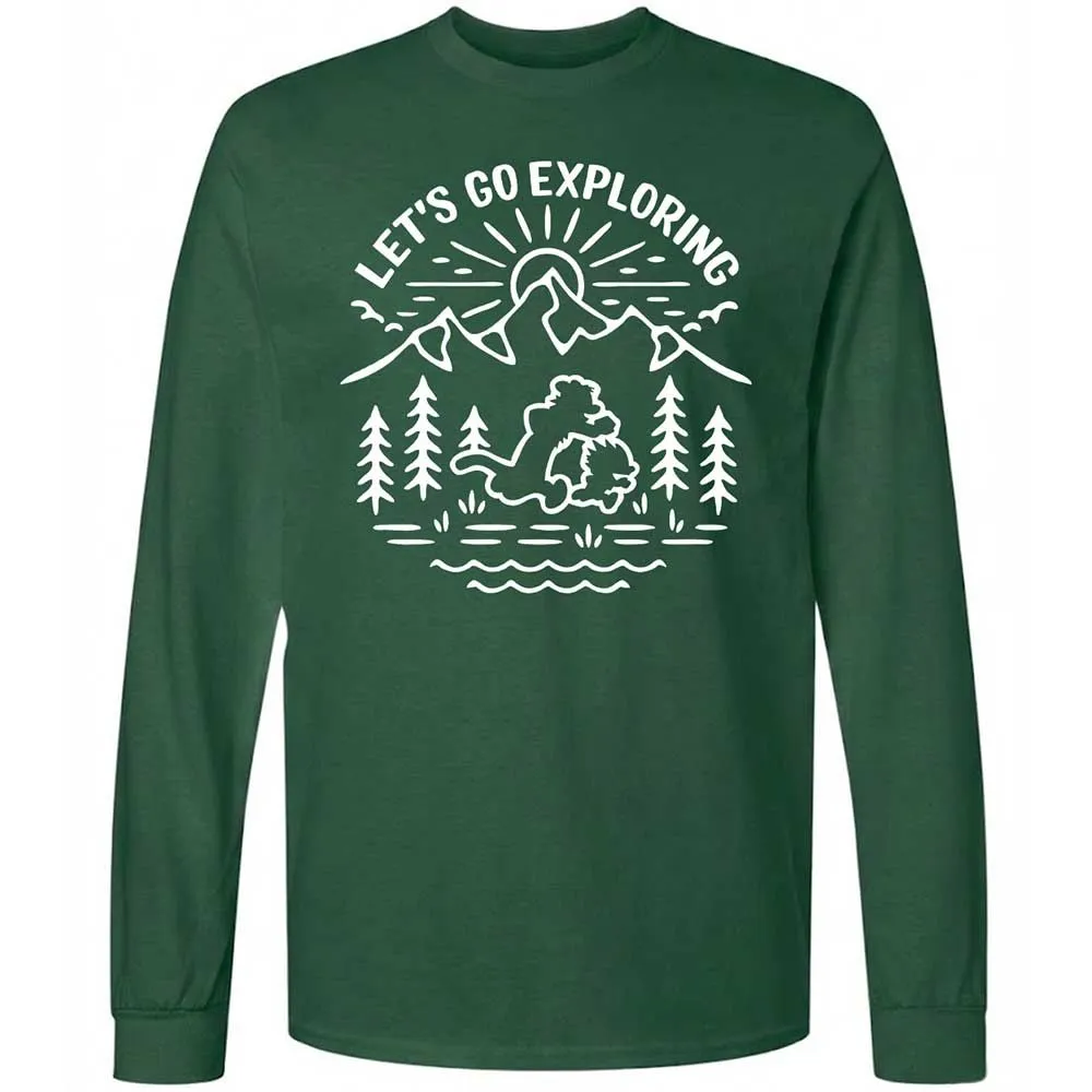Long Sleeve T-Shirt - GAJEBL5Z - Forest Green - 4