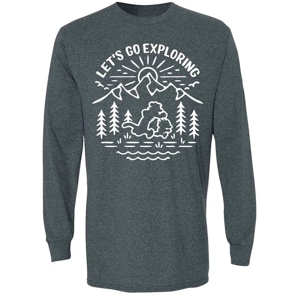 Long Sleeve T-Shirt - GAJEBL5Z - Dark Heather - 5