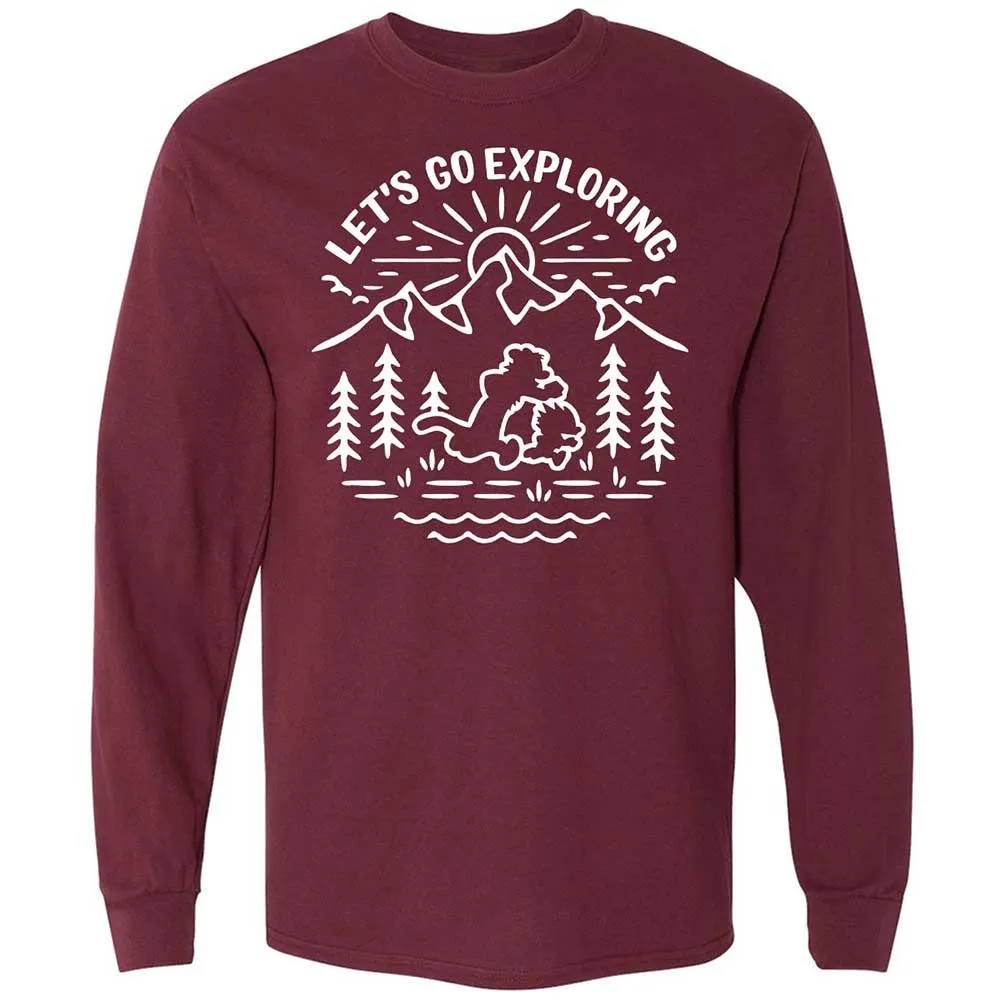 Long Sleeve T-Shirt - GAJEBL5Z - Maroon - 6