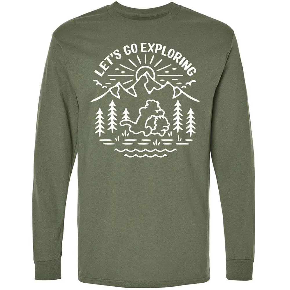 Long Sleeve T-Shirt - GAJEBL5Z - Military Green - 9