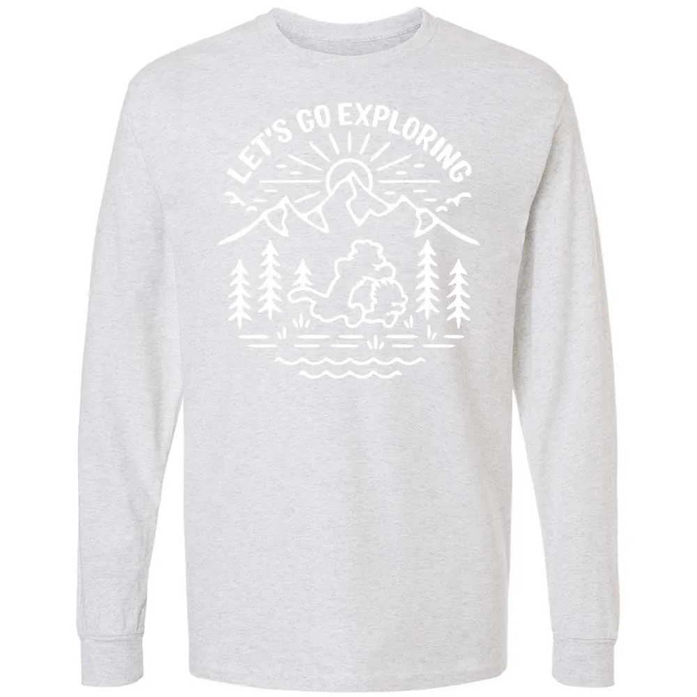 Long Sleeve T-Shirt - GAJEBL5Z - Ash - 14