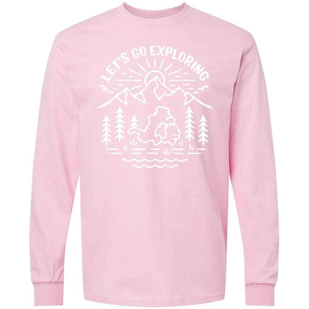 Long Sleeve T-Shirt - GAJEBL5Z - Light Pink - 16