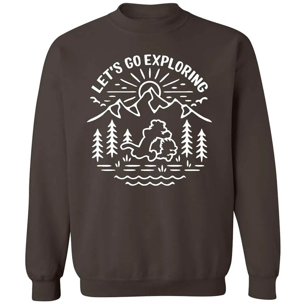 Classic Unisex Sweatshirt - TV47FCJG - Dark Chocolate - 4