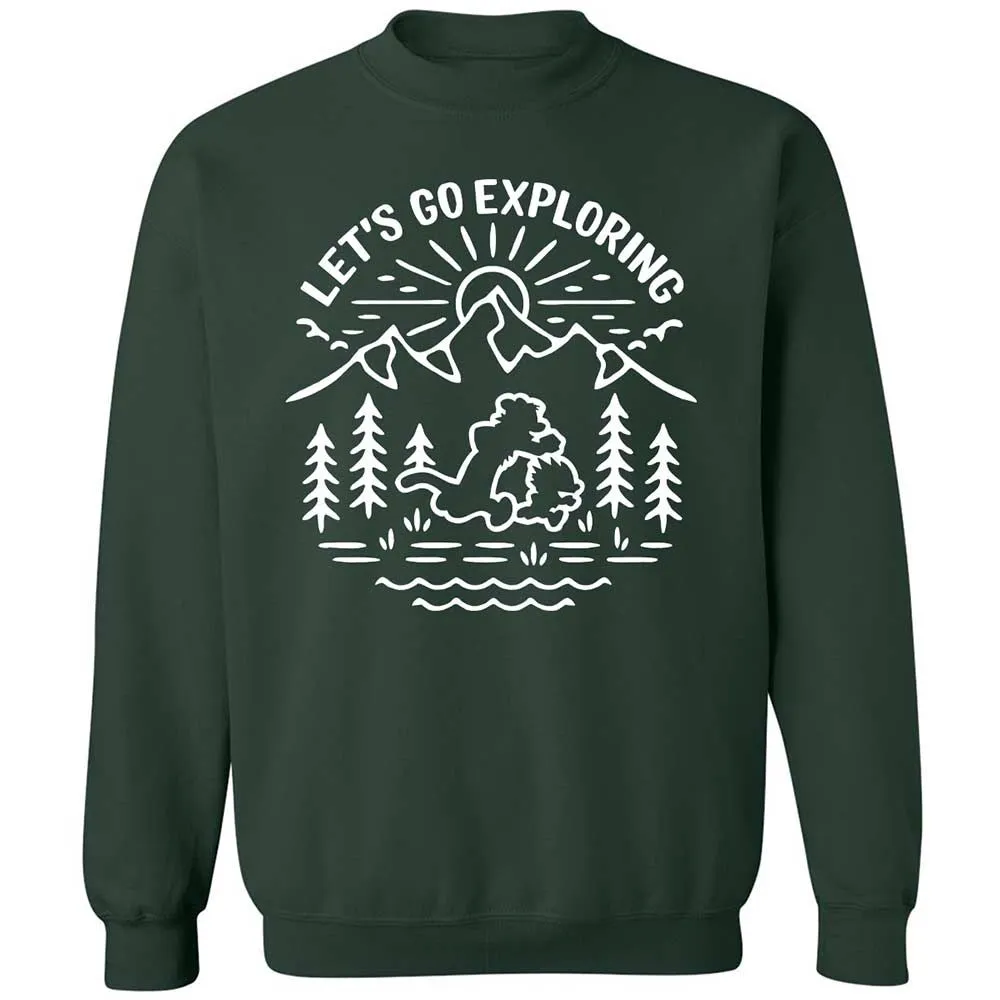 Classic Unisex Sweatshirt - TV47FCJG - Forest Green - 5