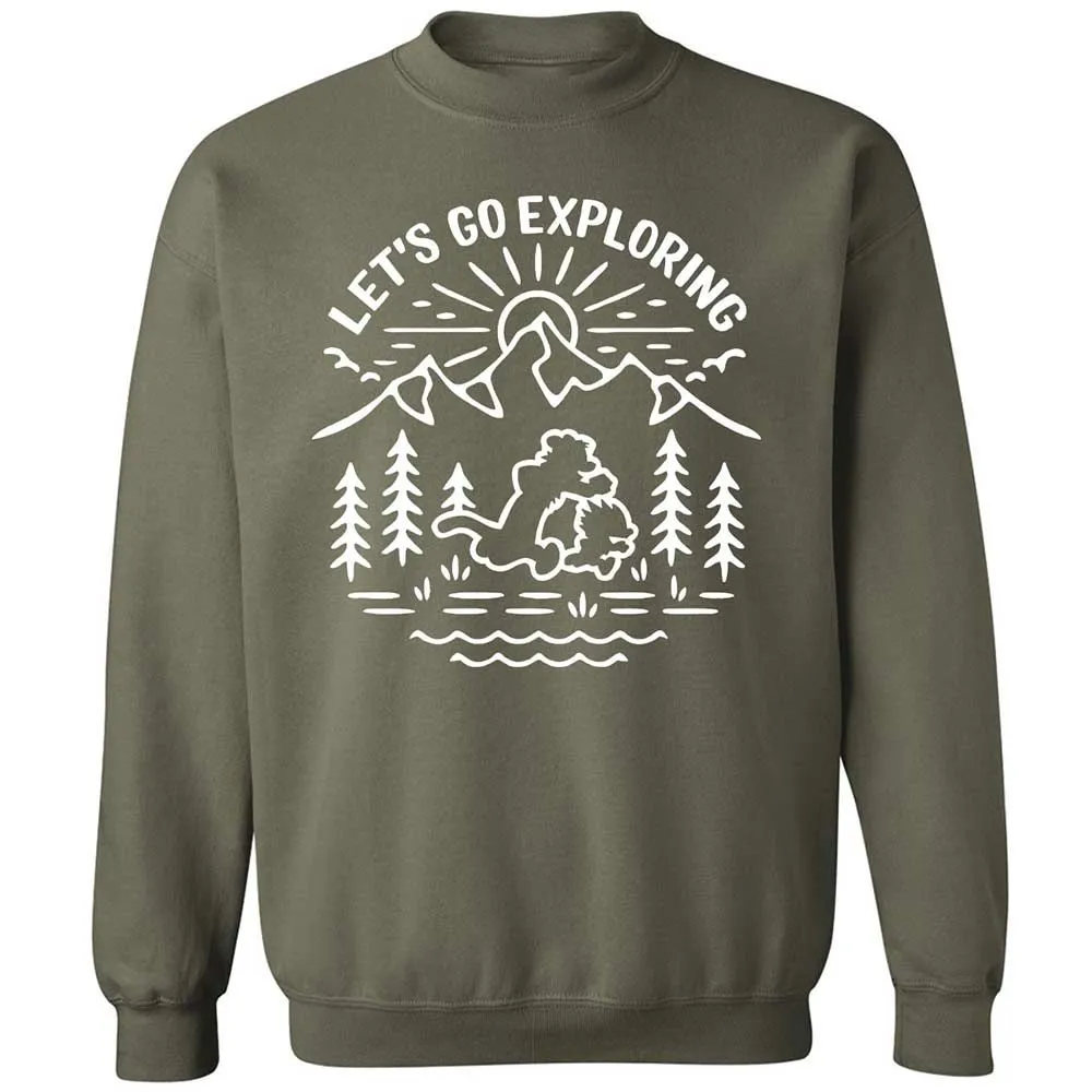 Classic Unisex Sweatshirt - TV47FCJG - Military Green - 9