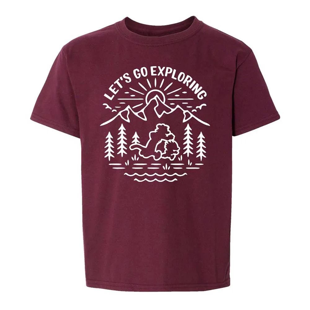 Kids T-Shirt - WWFJJMR1 - Maroon - 14