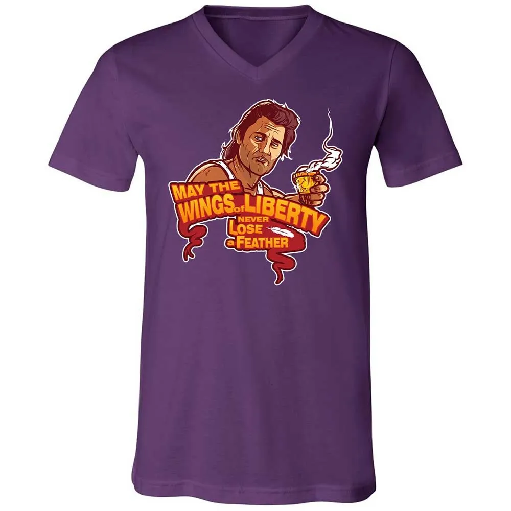 Unisex V-Neck T-Shirt - MK7QBGEW - Team Purple - 10