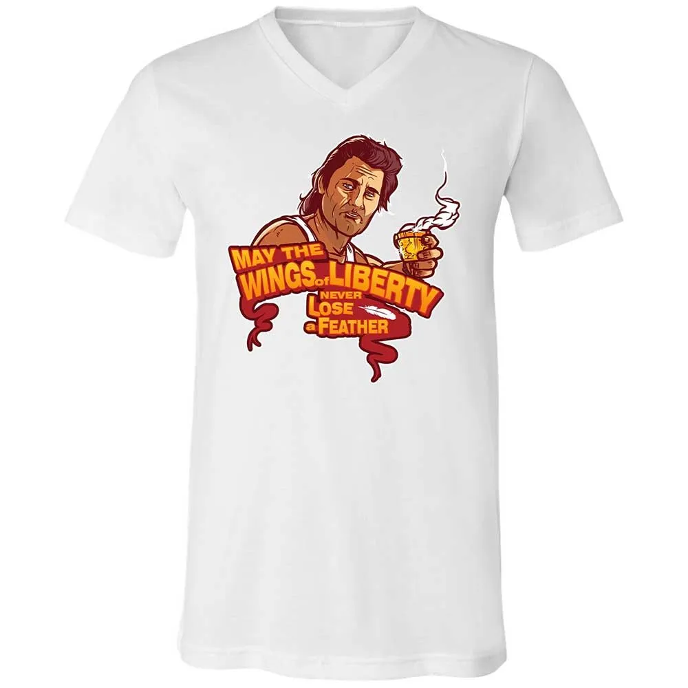 Unisex V-Neck T-Shirt - MK7QBGEW - White - 16