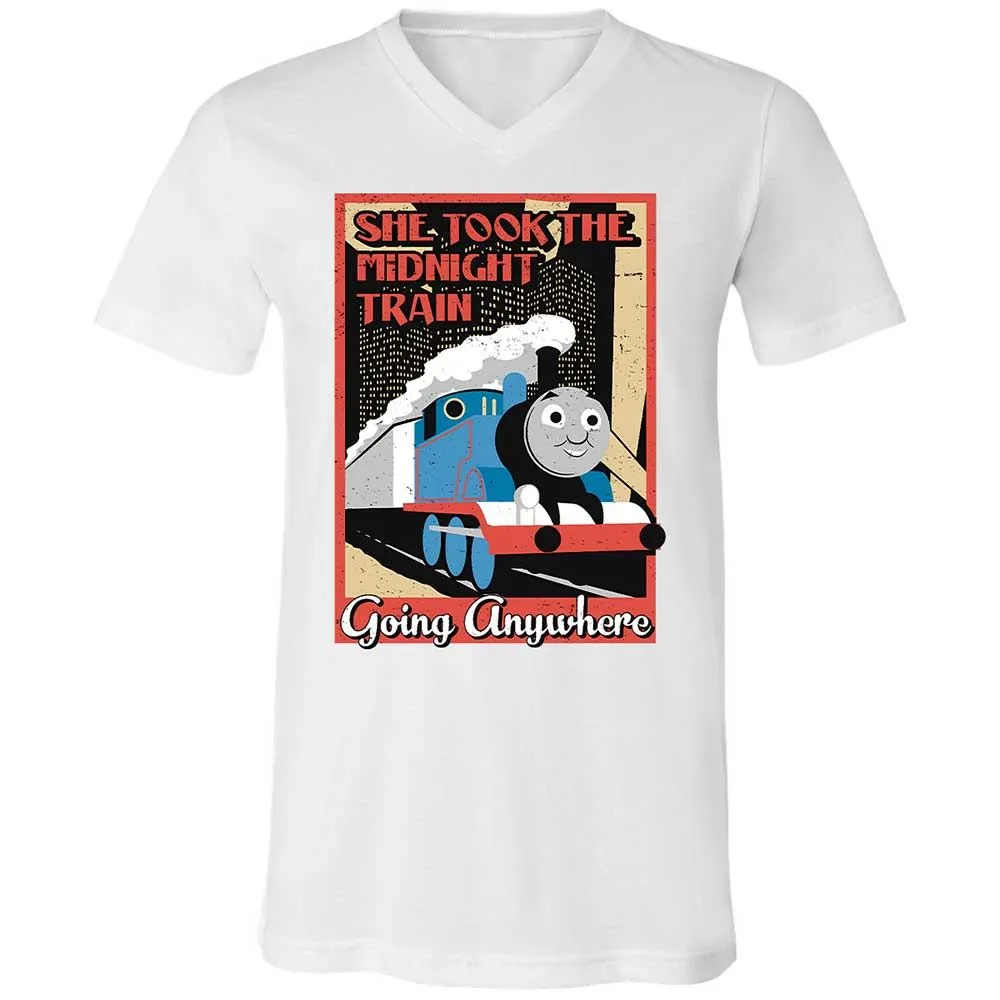 Unisex V-Neck T-Shirt - 4FNZSVWU - White - 16