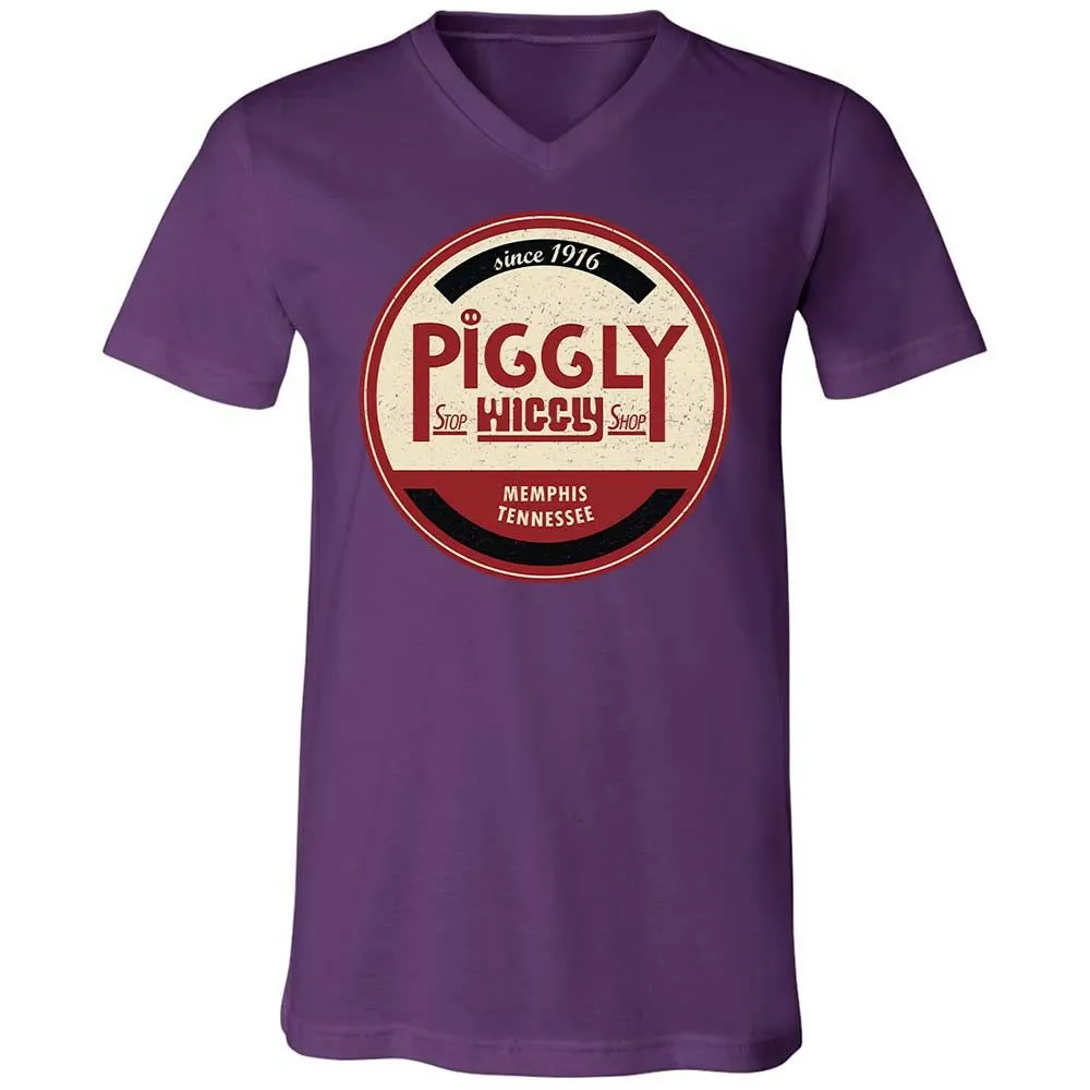 Unisex V-Neck T-Shirt - D22QG6GA - Team Purple - 10