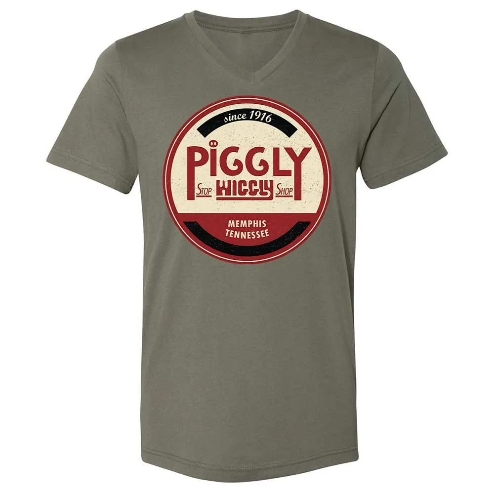 Unisex V-Neck T-Shirt - D22QG6GA - Military Green - 11