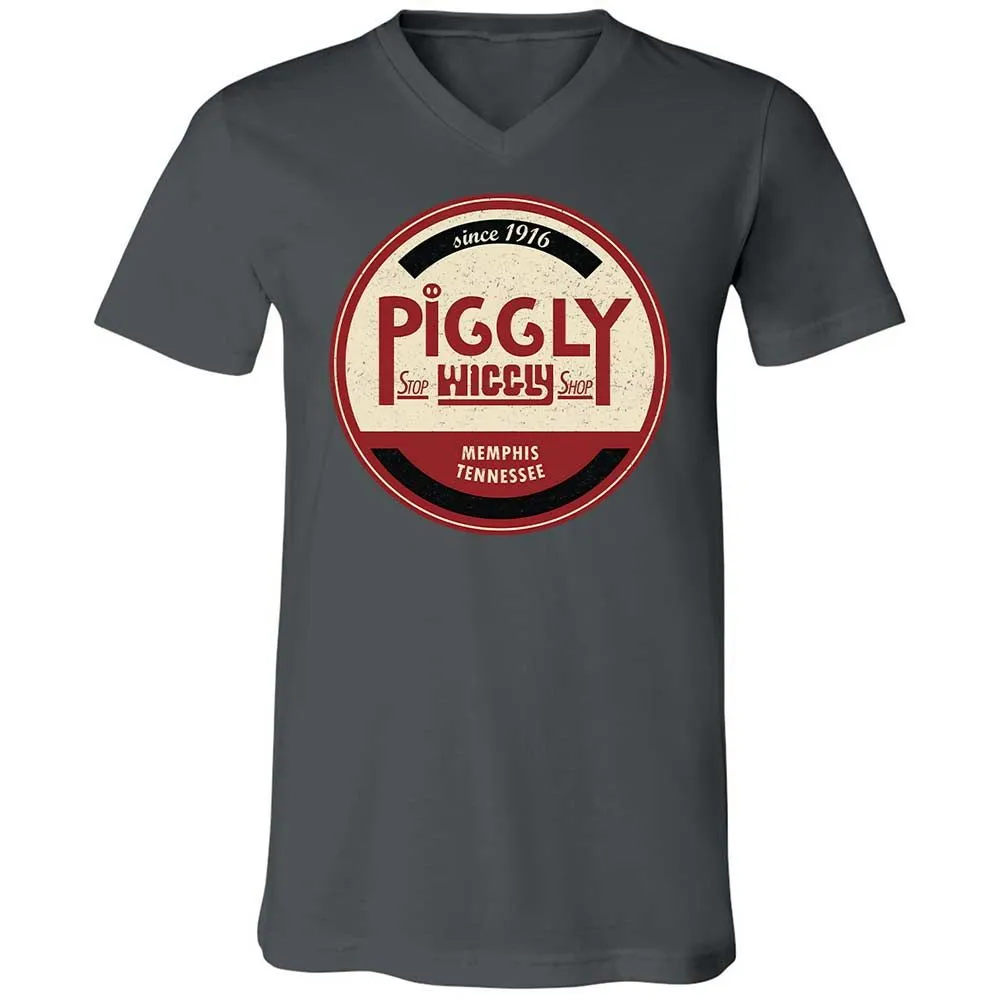 Unisex V-Neck T-Shirt - D22QG6GA - Asphalt - 13