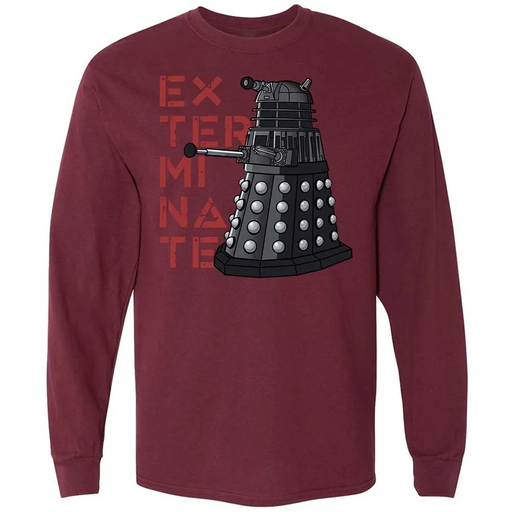 Dalek Exterminate - Maroon - 16