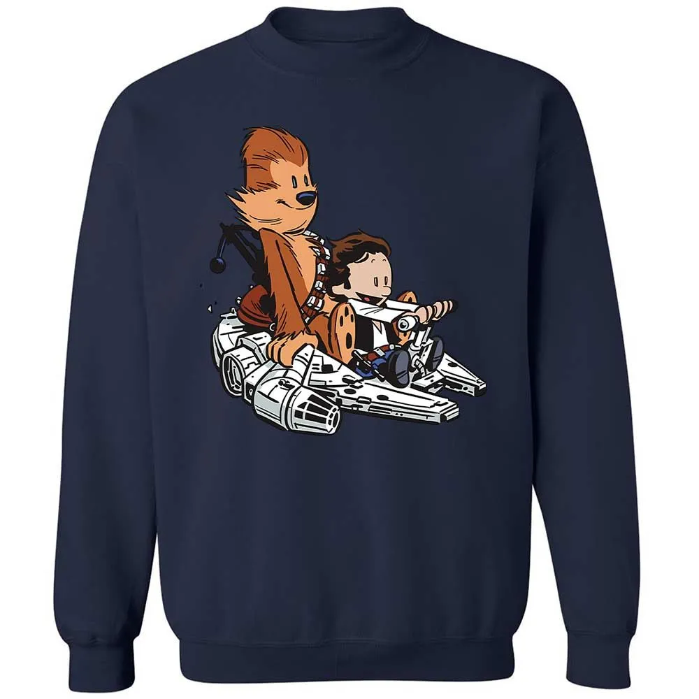 Han and Chewie - Navy - 15