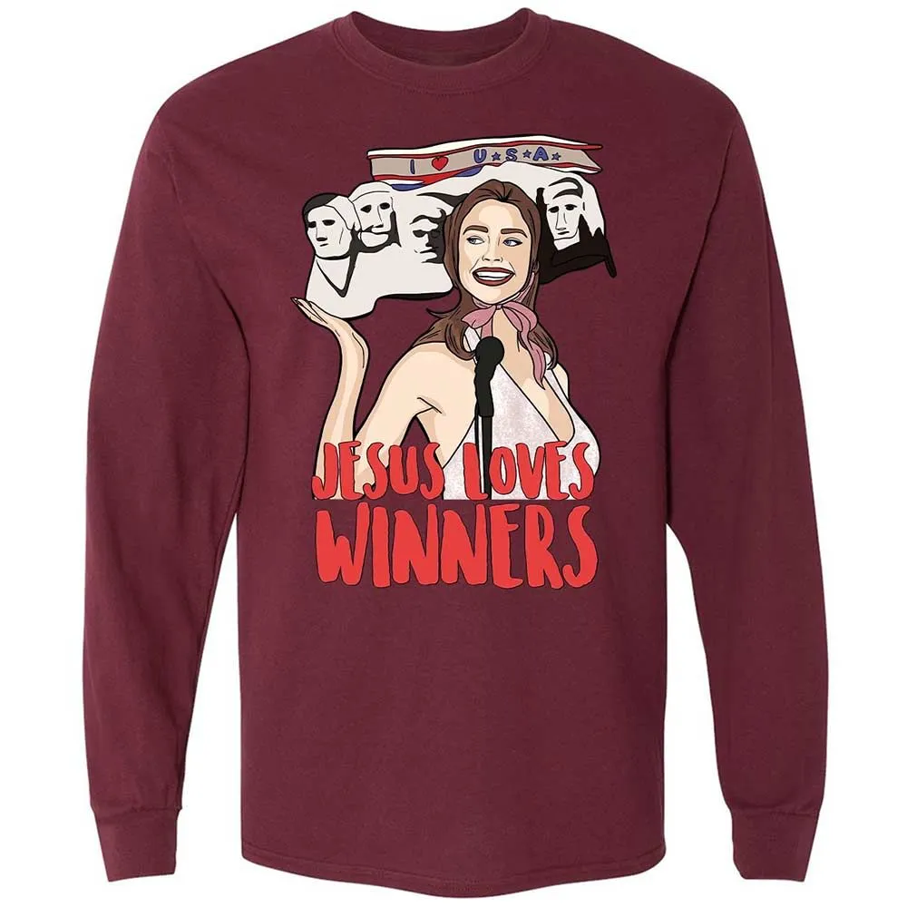 He Loves Winners - Maroon - 16