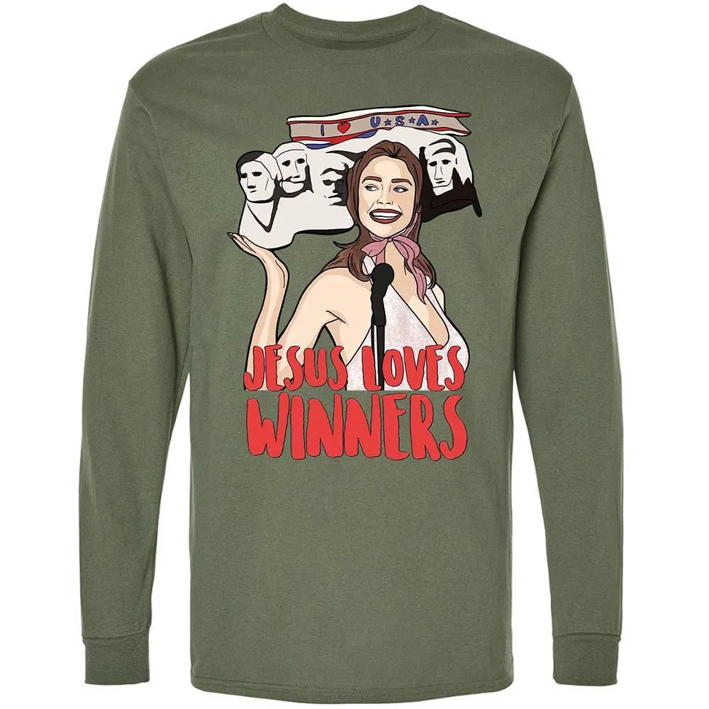 He Loves Winners - Military Green - 19