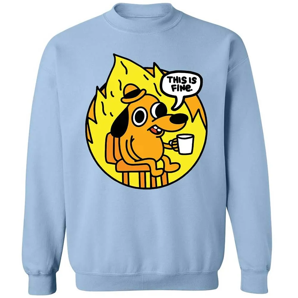 This is Fine - Light Blue - 4