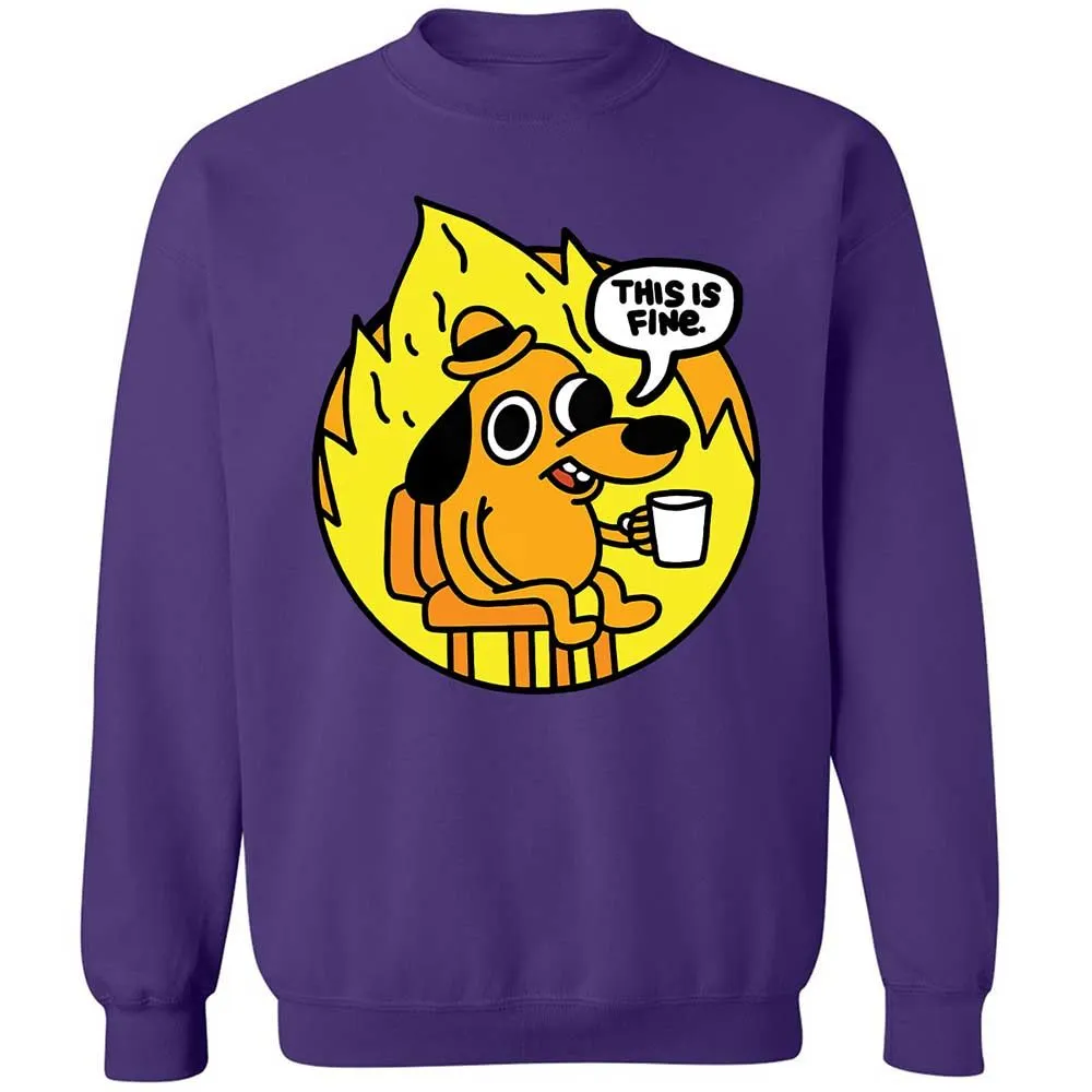 This is Fine - Purple - 10