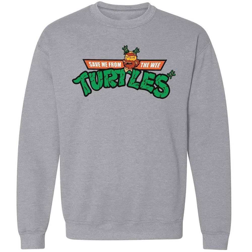 Save Me From The Wee Turtles - Sport Grey - 3