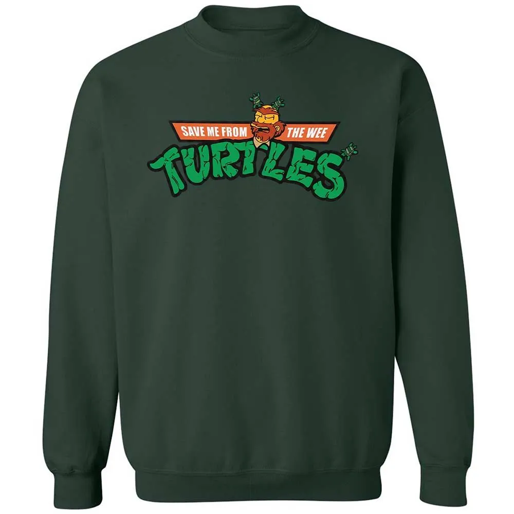 Save Me From The Wee Turtles - Forest Green - 17