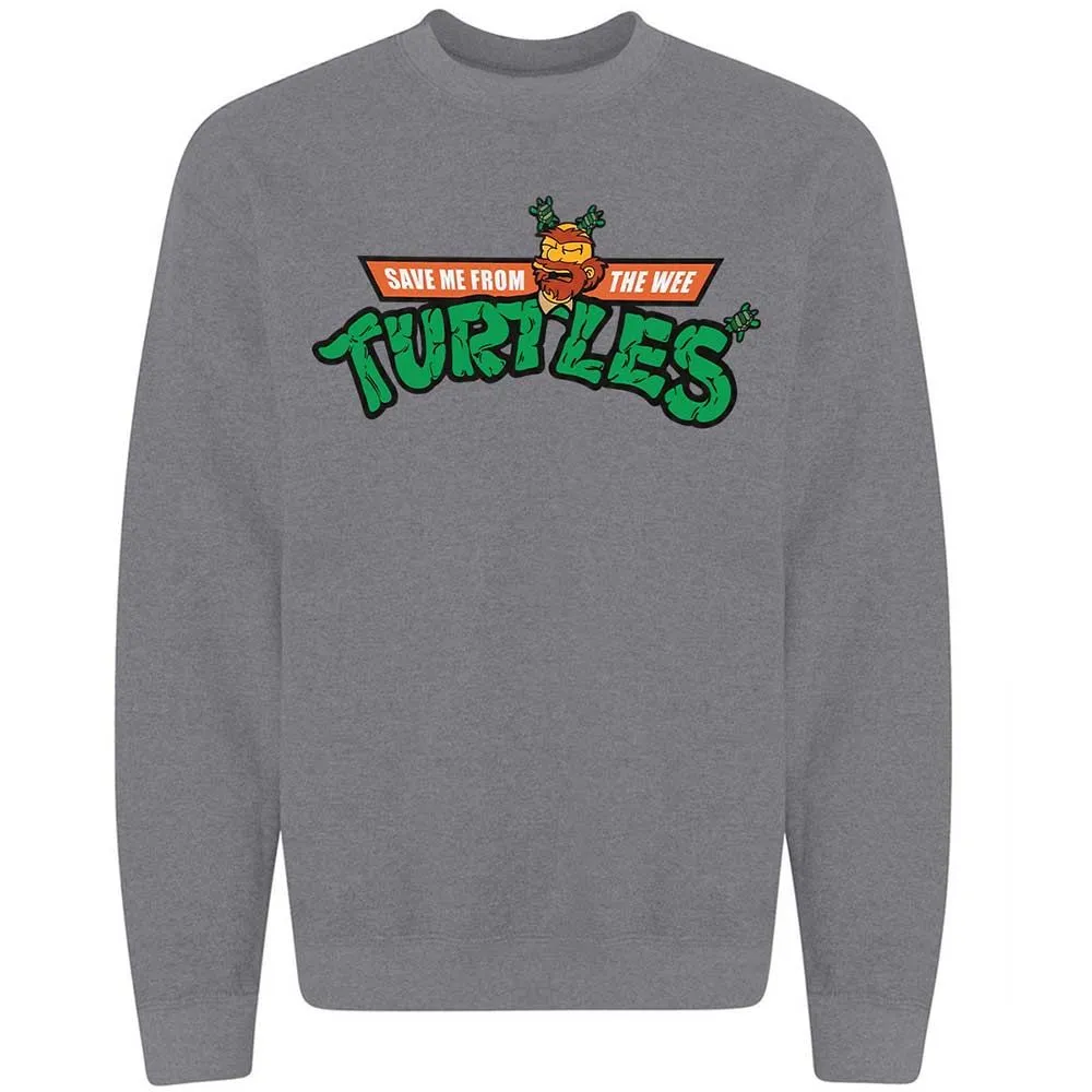 Save Me From The Wee Turtles - Graphite Heather - 19