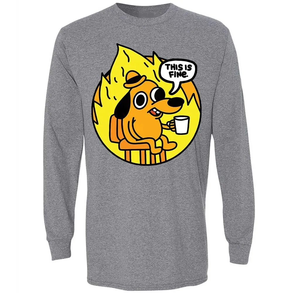 This is Fine - Graphite Heather - 18