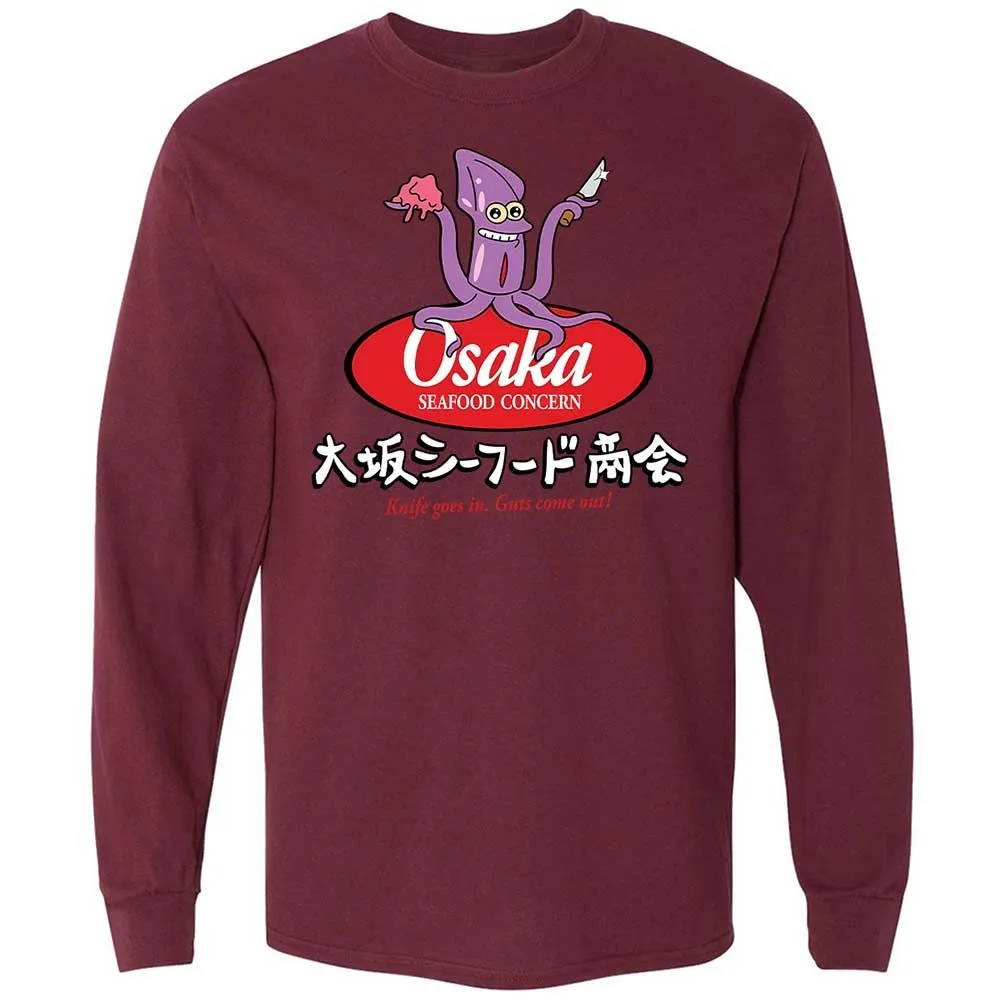 Osaka Seafood Concern - Maroon - 16