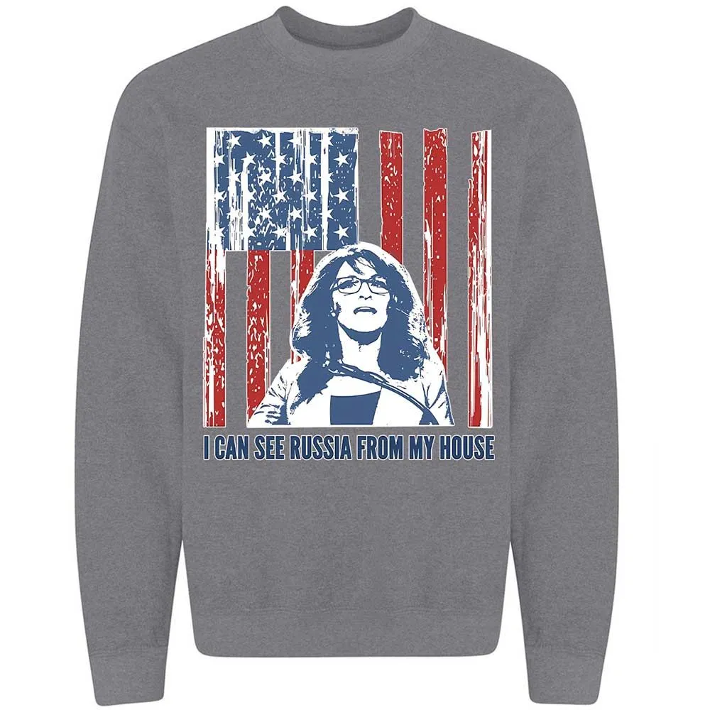 I can see Russia from my house - Graphite Heather - 19