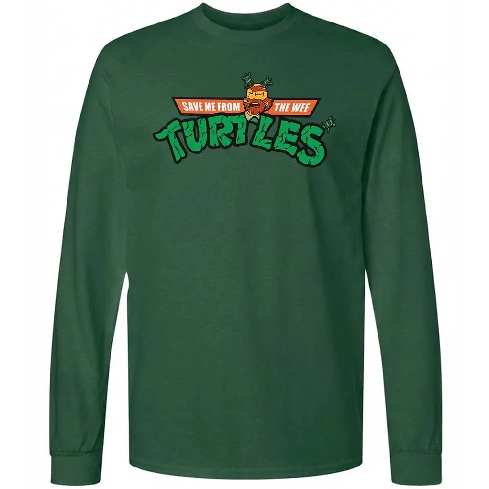 Save Me From The Wee Turtles - Forest Green - 14