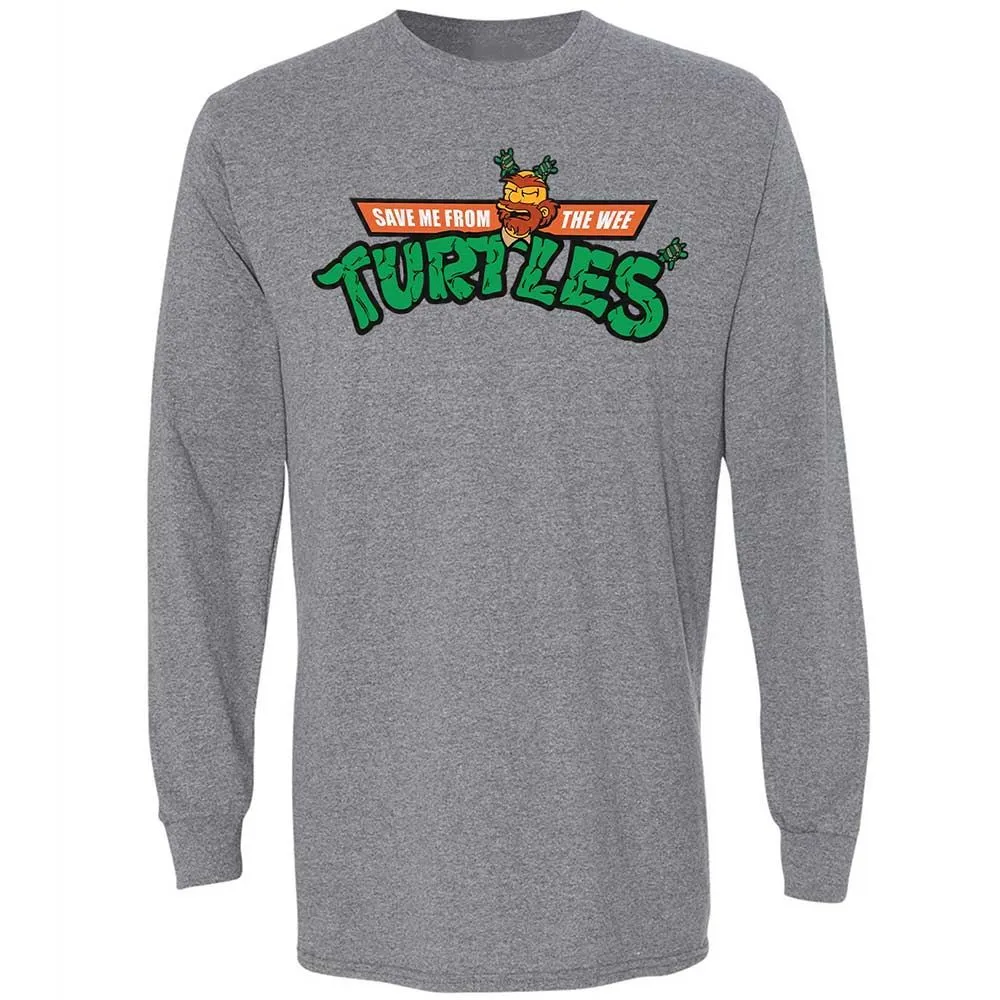 Save Me From The Wee Turtles - Graphite Heather - 18