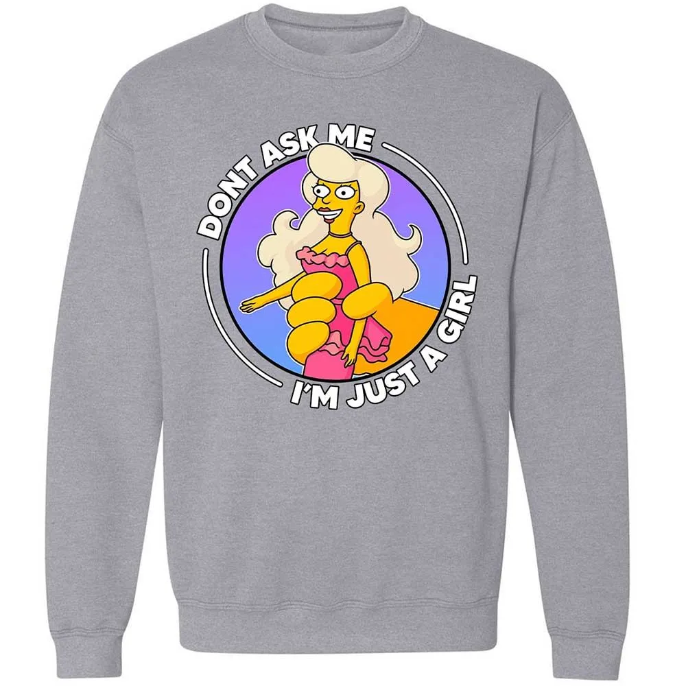 Don't Ask Me I'm Just A Girl - Sport Grey - 3