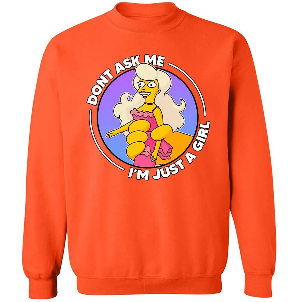 Don't Ask Me I'm Just A Girl - Orange - 12