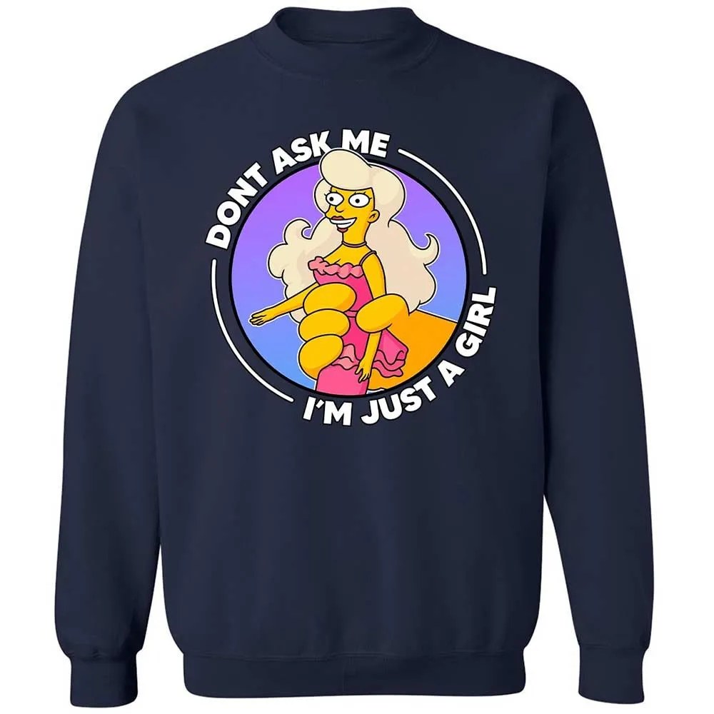 Don't Ask Me I'm Just A Girl - Navy - 15
