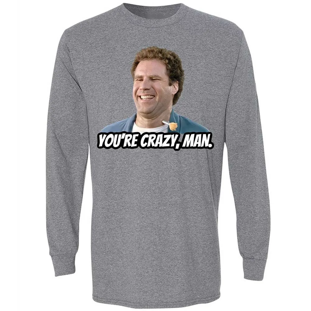 You're crazy, man - Graphite Heather - 18