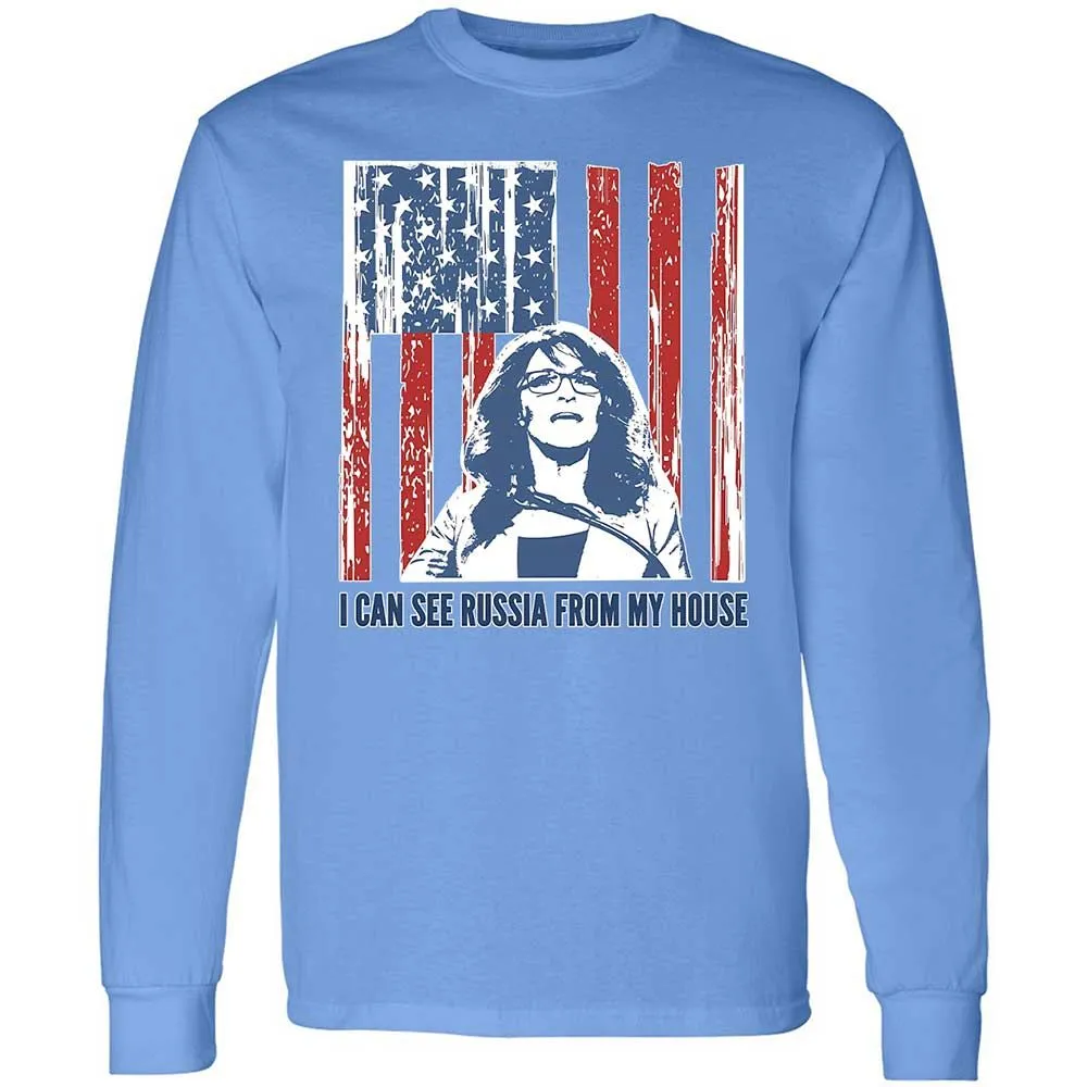 I can see Russia from my house - Carolina Blue - 5