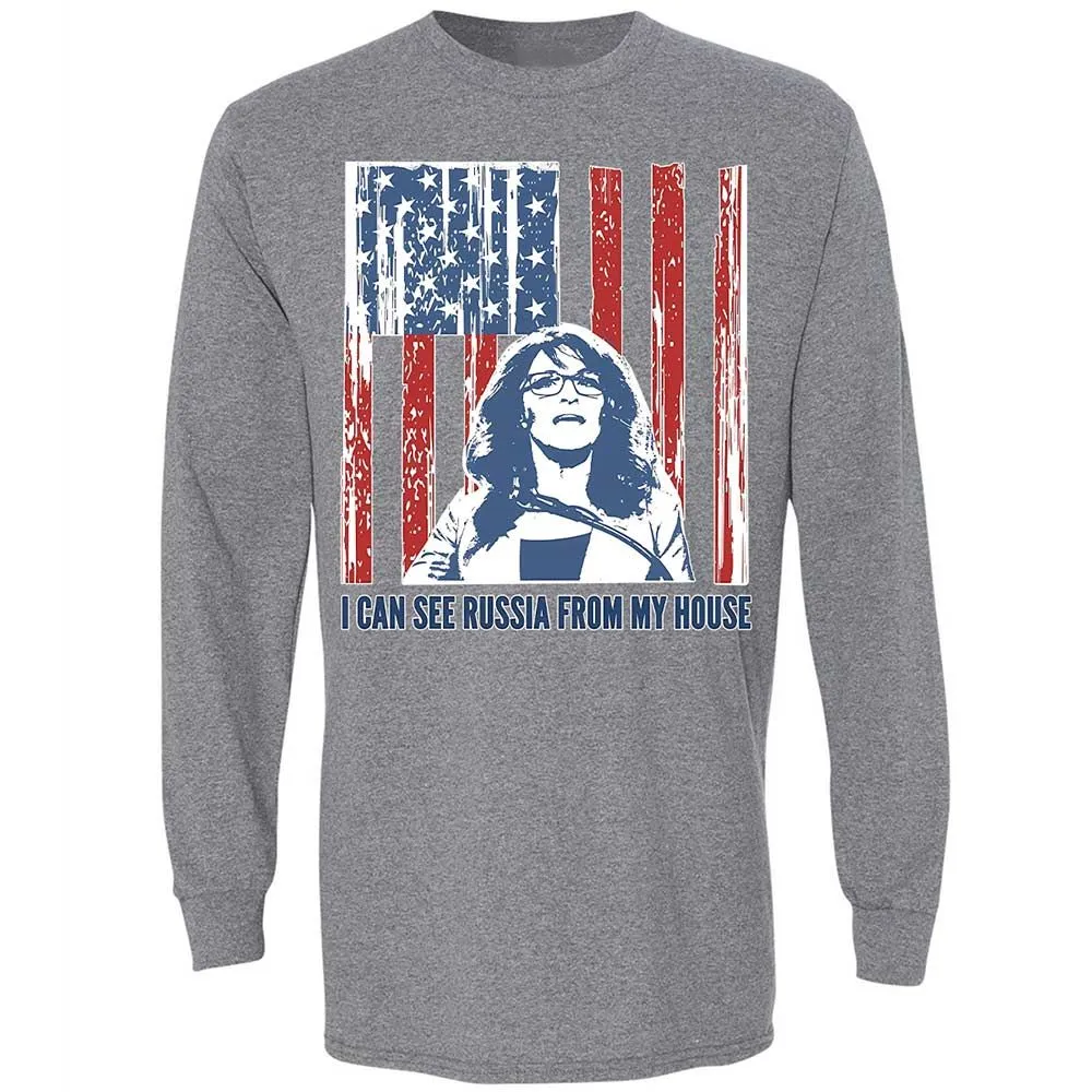 I can see Russia from my house - Graphite Heather - 18