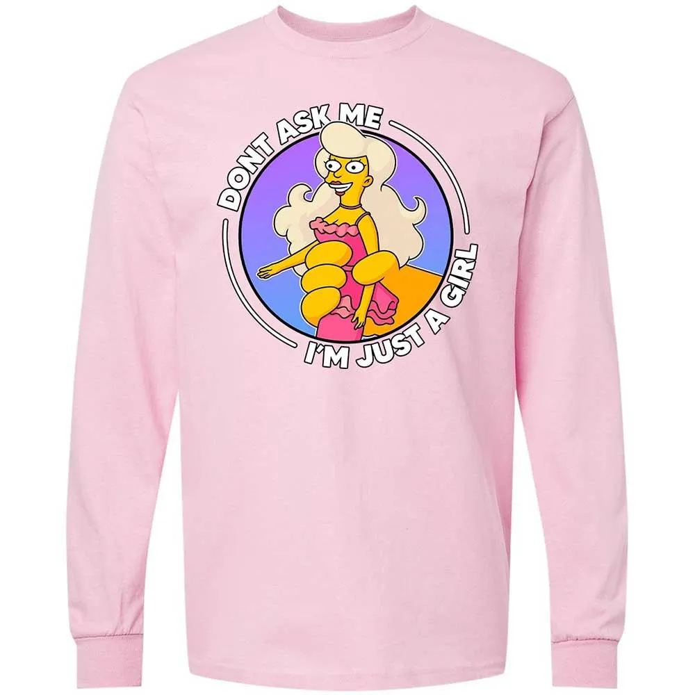 Don't Ask Me I'm Just A Girl - Light Pink - 6