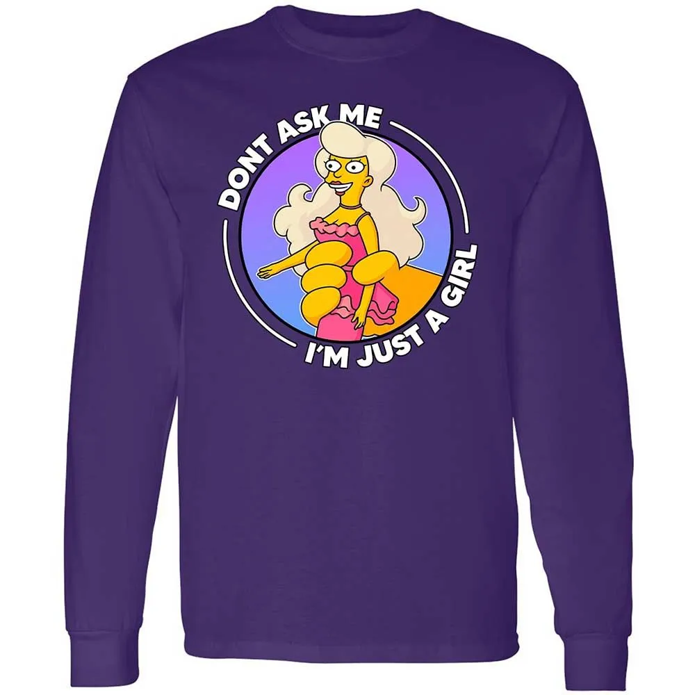 Don't Ask Me I'm Just A Girl - Purple - 9