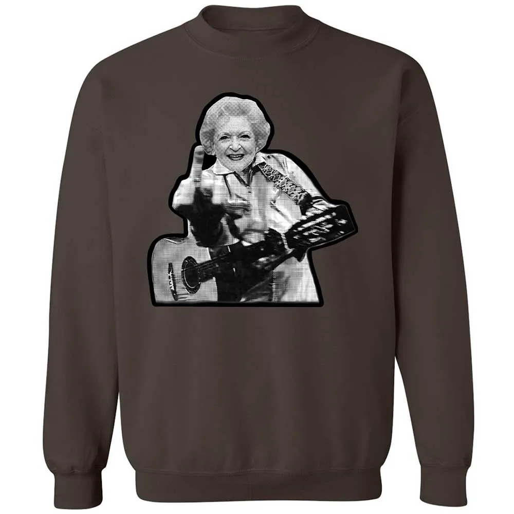 Classic Unisex Sweatshirt - AVSDURCL - Dark Chocolate - 16
