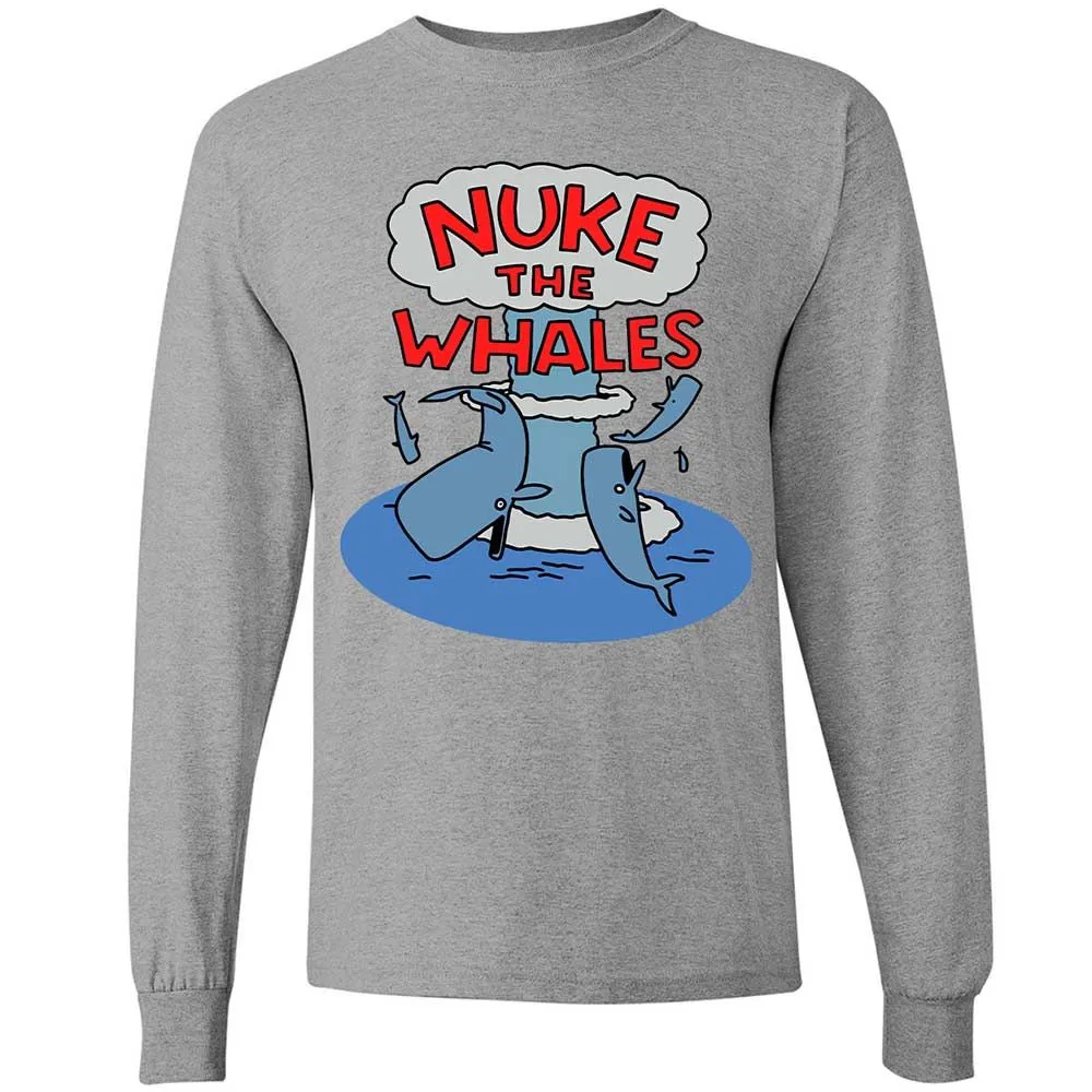Nuke the Whales - Sport Grey - 3