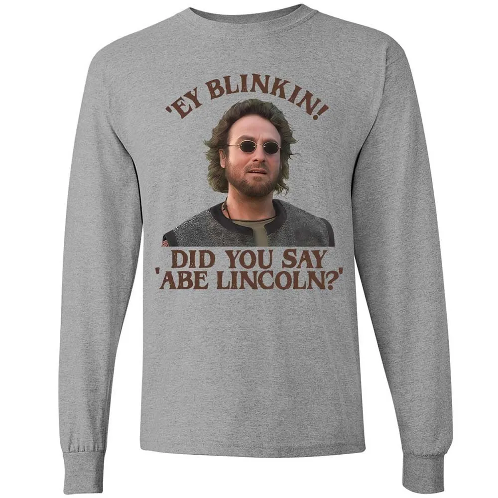 Did You Say Abe Lincoln - Sport Grey - 3