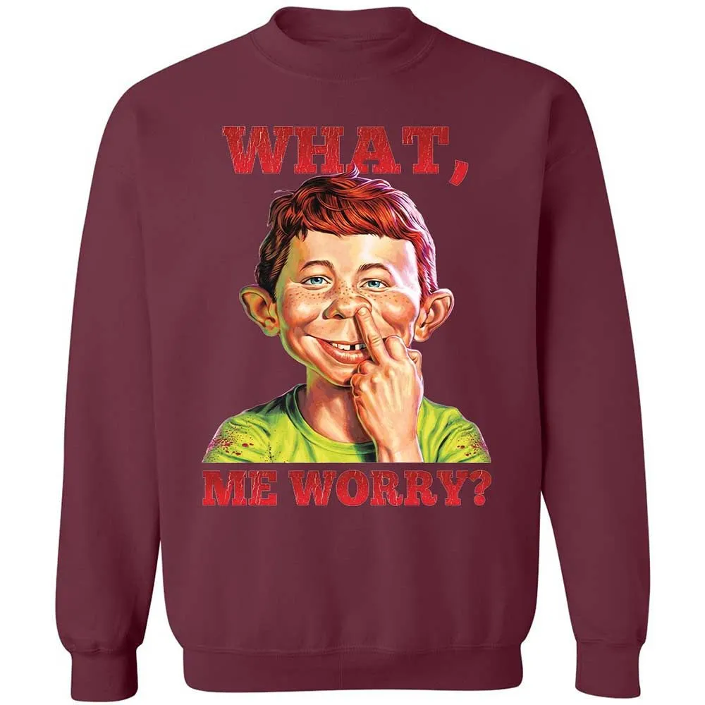 What, me worry - Maroon - 20