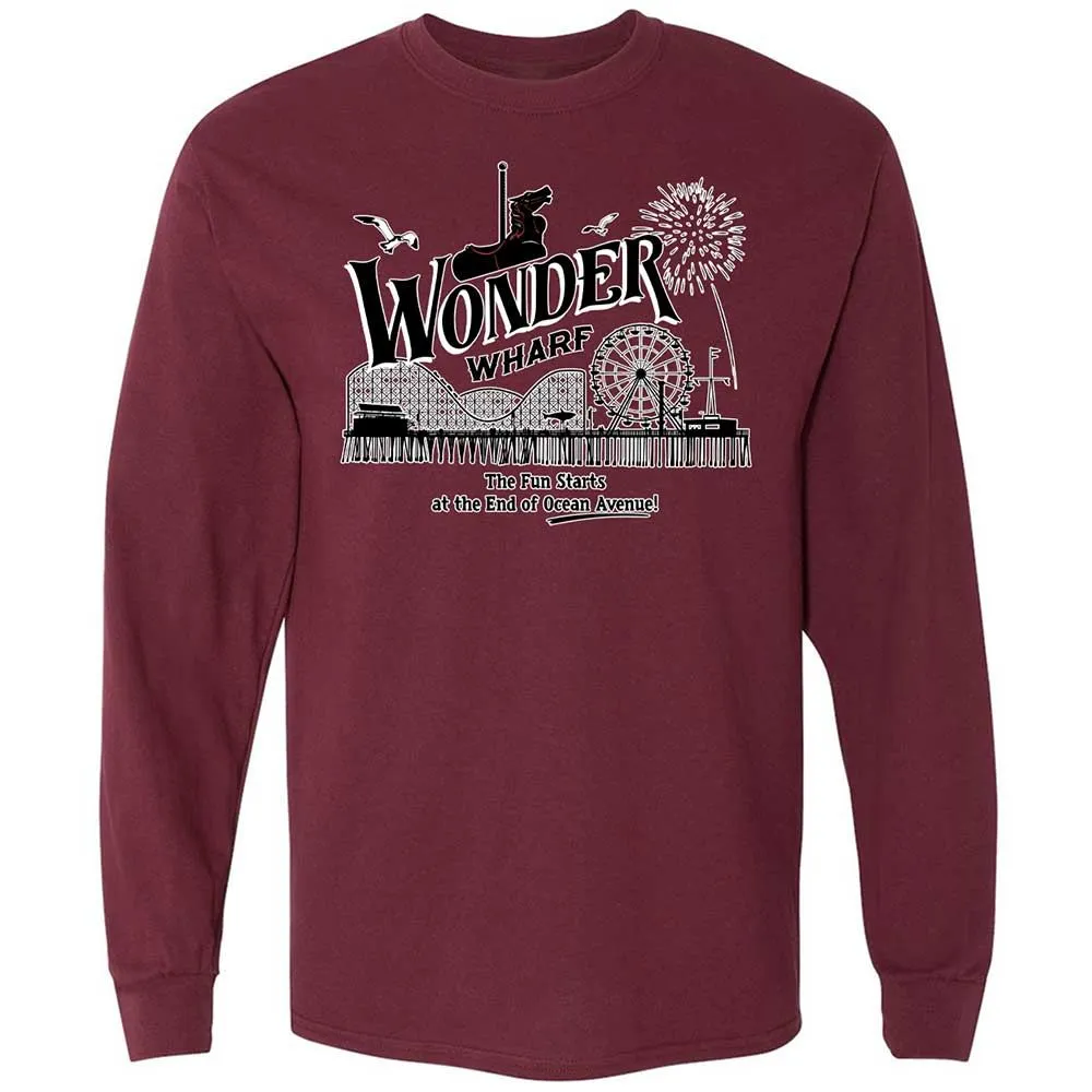 Long Sleeve T-Shirt - KXVQ49EX - Maroon - 16