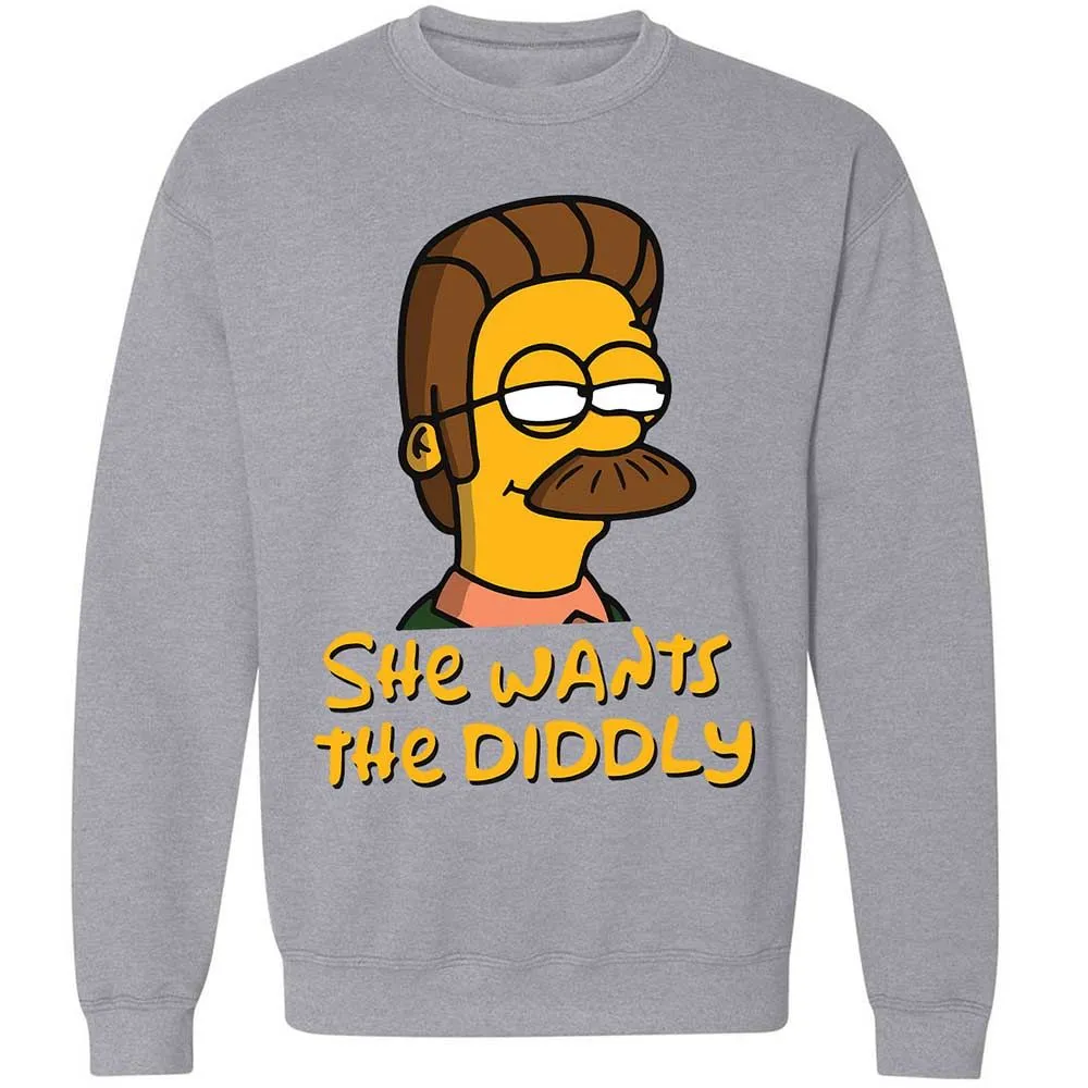 She Wants The Diddly - Sport Grey - 3
