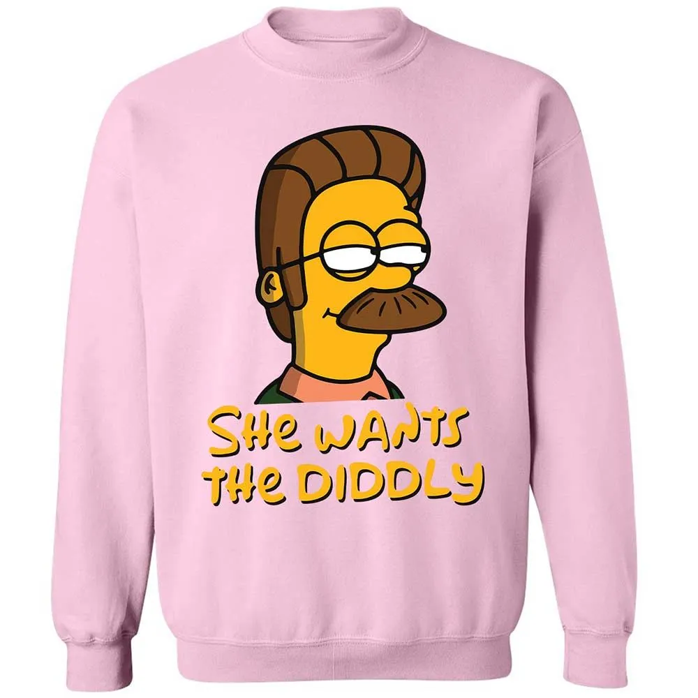 She Wants The Diddly - Light Pink - 7