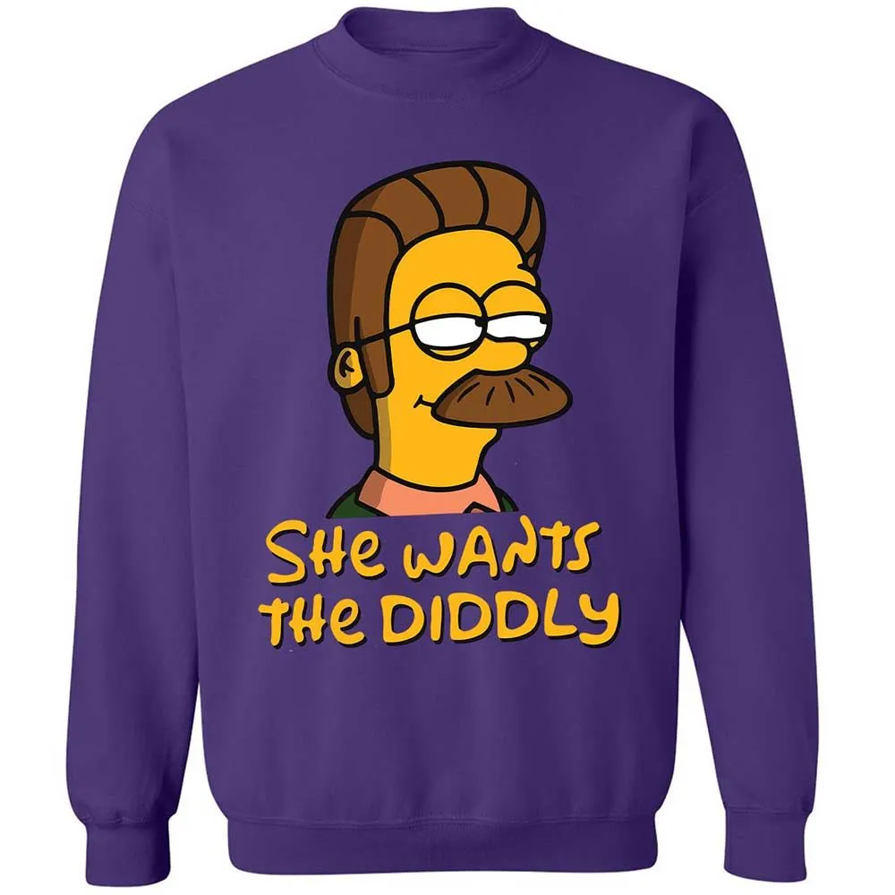 She Wants The Diddly - Purple - 10