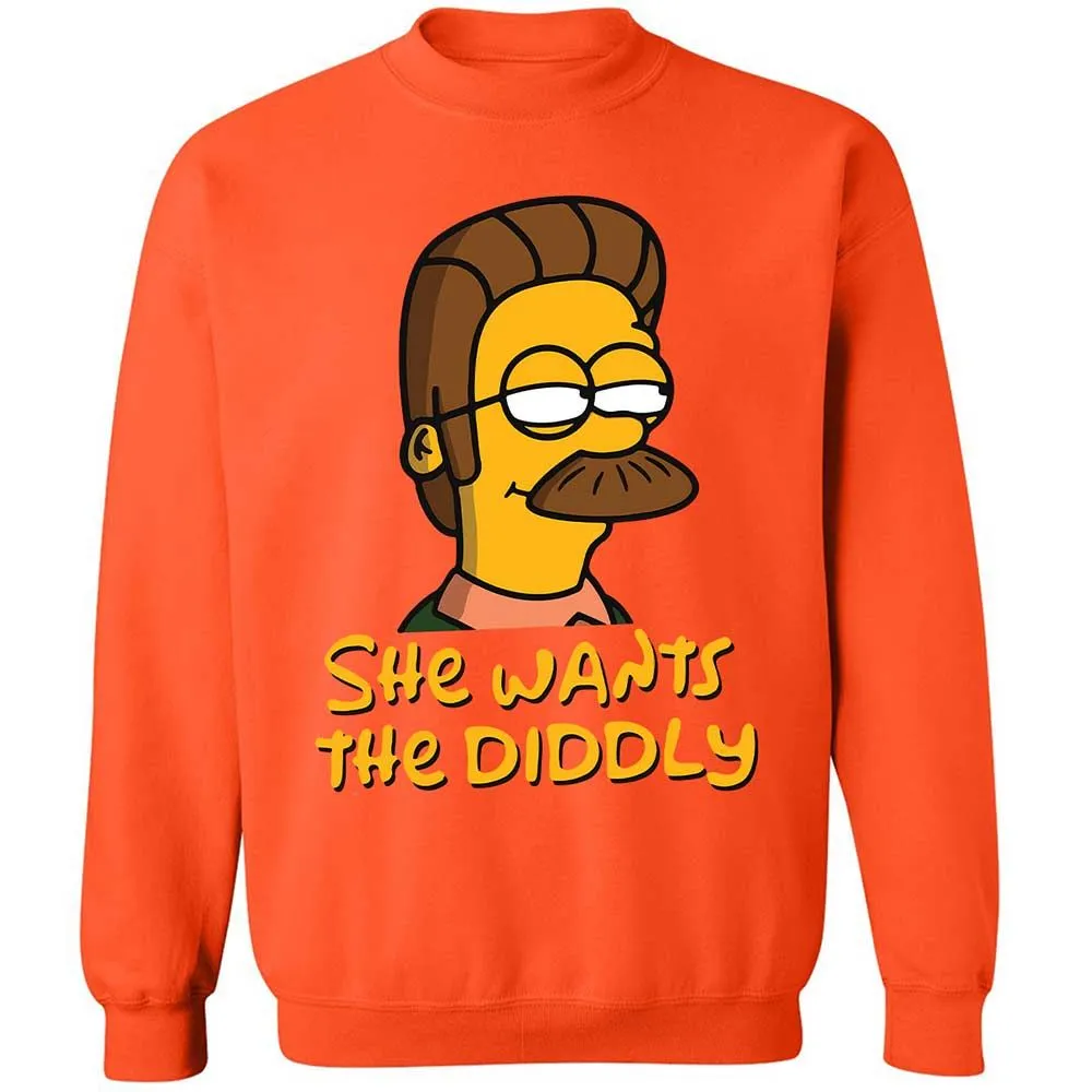 She Wants The Diddly - Orange - 12