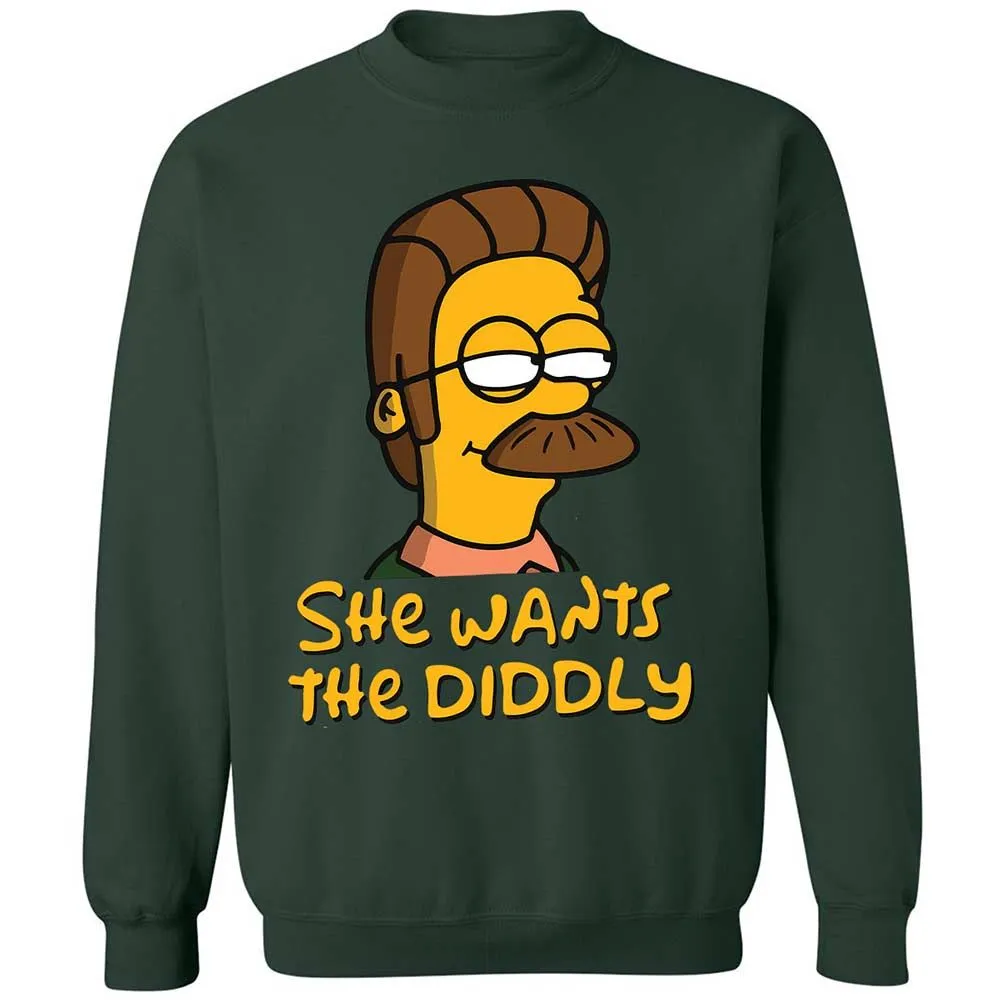 She Wants The Diddly - Forest Green - 17