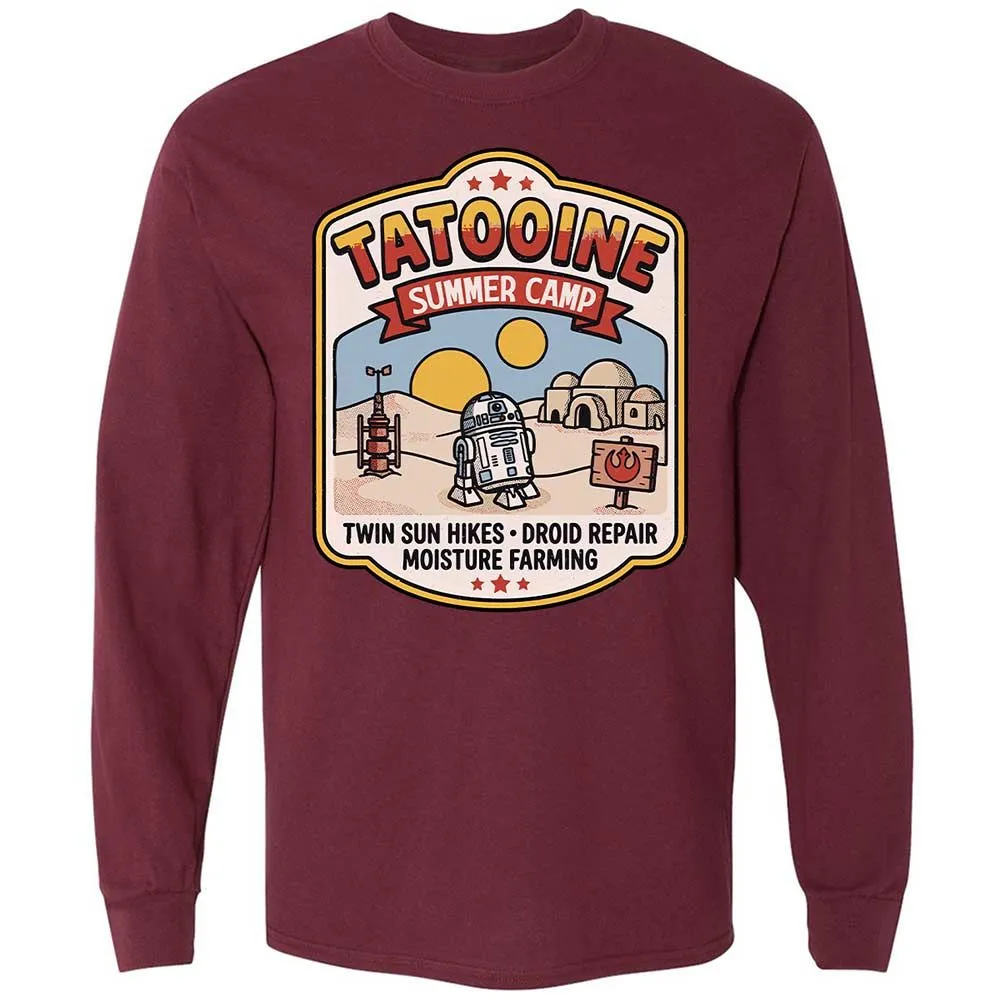 Long Sleeve T-Shirt - YHLRYSY7 - Maroon - 16